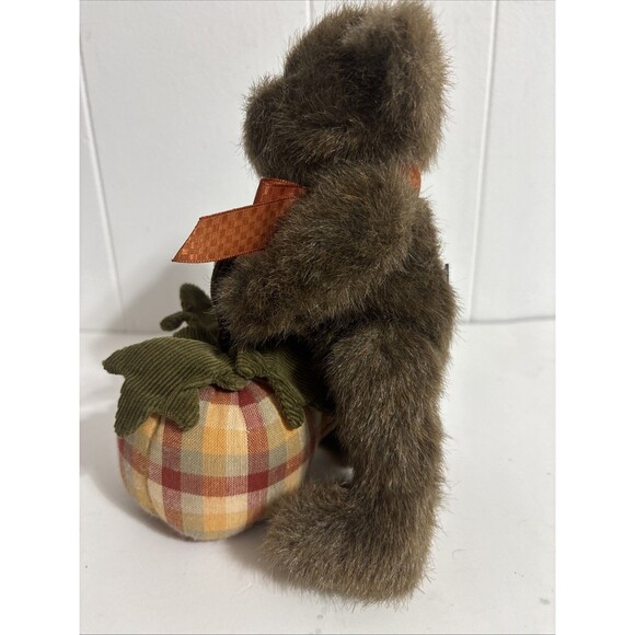 VTG Boyds Bear Holden T Punkinbeary 8in. Stuffed Fall Pumpkin Holiday NWT - Picture 3 of 15